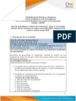 Guía de Actividades y Rubrica de Evaluación - Unidad 3 - Paso 5 - Investigar Relación de Los Sistemas de Costos Con La NIC y NIIF PDF