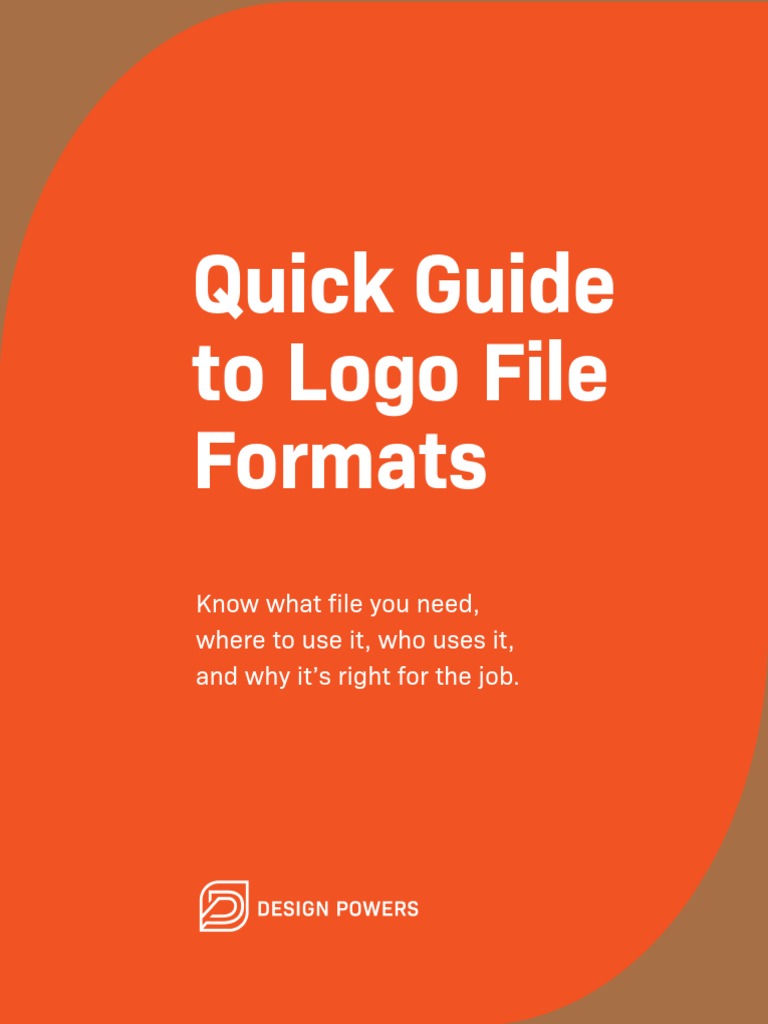 Design Powers Logo File Format Guide 2021 PDF Computing Software