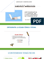 Clase 5 - Ortografía - Sílaba Tónica - Diptongos - Hiatos - BCM