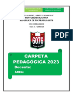 Carpeta Pedagógica Secundaria 2023