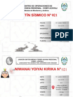 Boletin Sísmico - Nuevo Formato