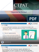 Seguridad de Personal - Webinario CTPAT 2020 en Español