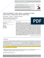 Comparison Traffic Safety Culture in CH JA US