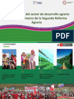 Plan de acción agrario y riego en el marco de la Segunda Reforma Agraria