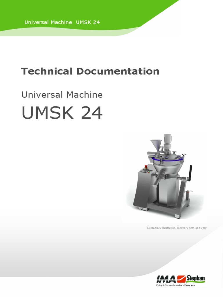 Stephan UM24 Universal Machine Guide | PDF