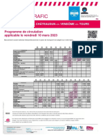 Info Trafic Tours-PAZ- Vendôme-Voves-Chartres (Paris) Du 10-03-2023