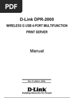 Download D-Link Wireless Print Server DPR2000 by Pregare Sempai SN63044302 doc pdf
