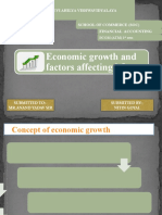 Economic Growth and Factors Affecting It