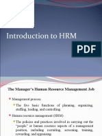 Introduction to Human Resource Management Functions and Their Importance