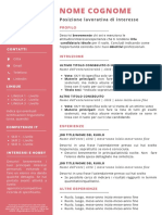 Copia Di Modello CV Pronto All'uso by School of Work