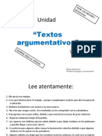 Unidad N° 5textos Argumentativos Inicio 2008