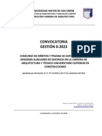 CONVOCATORIA Auxiliares HCCARQ 2023 A. COMPLETO