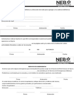 Nota de Autorizaciones y Emergencia Inicial 2023 PDF