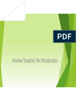 1 - Introduction To Taxation PDF