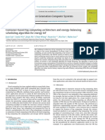 Container-Based Fog Computing Architecture and Energy-Balancing Scheduling Algorithm For Energy IoT