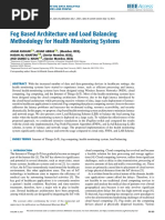 Fog Based Architecture and Load Balancing Methodology For Health Monitoring Systems PDF