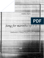 Auglys, S. - Songs For Marimba PDF