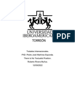 Tratados Internacionales Parcial 1 - Roberto Rivera Muñoz