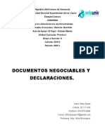 Practica I Documentos Negociables
