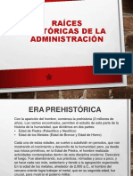 Raices Historicas de La Administracion PDF
