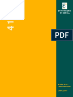 Eurotherm Chessell: Model 4102 Chart Recorder User Guide