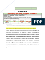 Examen Parcial de Auditoría Administrativa 2022 2 Seccion Berrocal