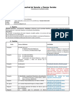 Plan de Trabajo de Derecho Financiero Otoño 2015