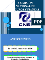 Comisión Nacional de Seguros y Fianzas