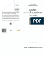 Frigerio y Diker 2012 Educar-sobreImpresionesEsteticas PDF