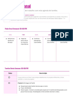 de Plano de Aula Com Estilo Profissional Vibrante em Roxo e Coral