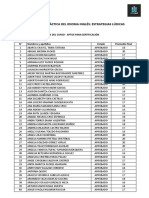 Promedios finales curso inglés estrategias lúdicas