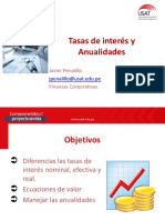 Sesión B Tasa de Interés y Anualidades