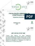 Palestra Sobre Fiscalização Ambiental - Universo Ifce 2019