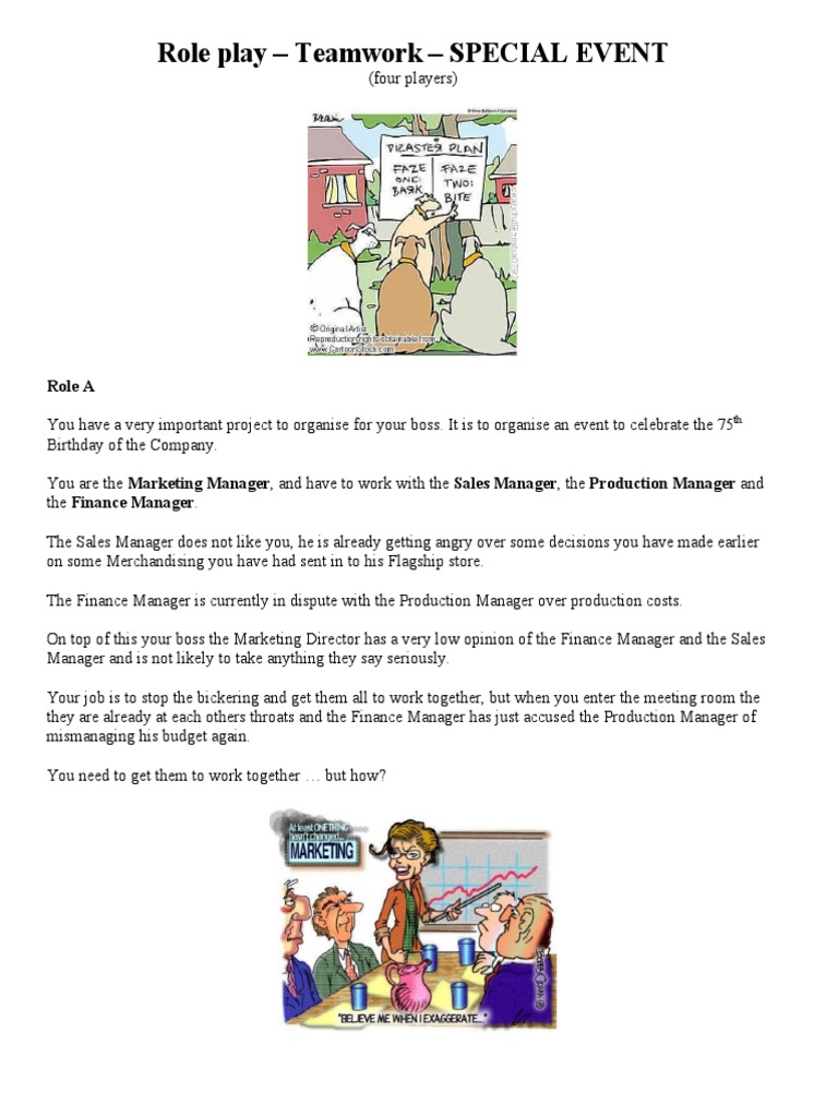 Role Play Team Work Fun Activities Games Role Plays Drama And Improvis