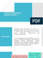 Cardio-Pulmonary Resuscitation PDF