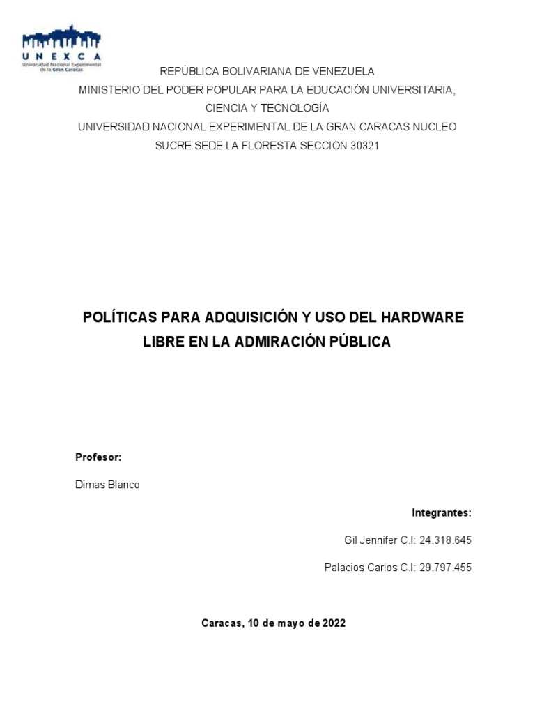 Hardware Libre PDF Software libre Lenguaje de descripción de hardware