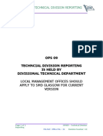OPS 09 - Technical Division Reporting