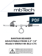 Adjustable Beam Anchor for Fall Protection