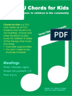TCU Chords For Kids Meeting Flier - Flier #1