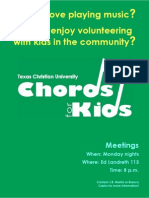 TCU Chords For Kids Meeting Flier - Flier #2
