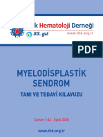 Myelodisplastik Sendrom Tanı Ve Tedavi Kılavuzu PDF