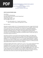 EPA letter