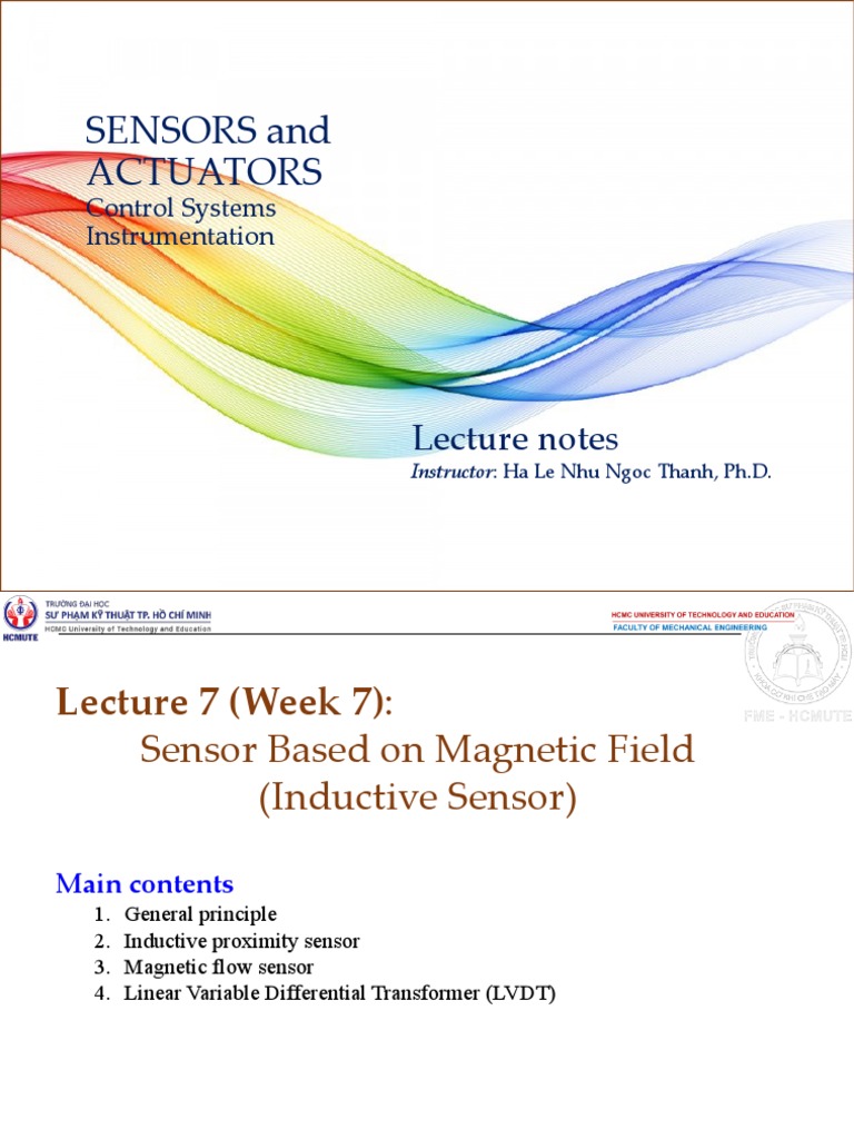 Lecture Note 7 (Sensor) - Sensor Based On Magnetic Field | PDF ...
