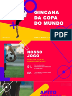 Gincana Copa do Mundo atividades interdisciplinares