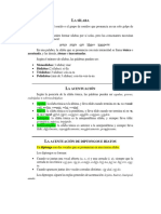 Acentuación - Teoría PDF