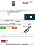 Comprobante de Aceptacion de Trabajo