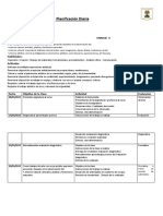 Planificación Diaria ARTES 4°