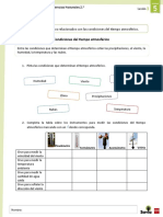 Condiciones Del Tiempo Atmosférico