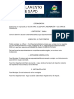 Reglamento de Sapo PDF