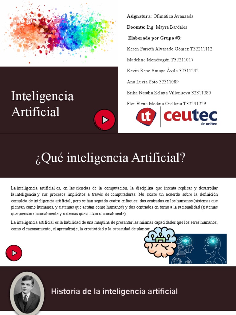Introducción a la IA y sus Desafíos | PDF | Inteligencia artificial ...